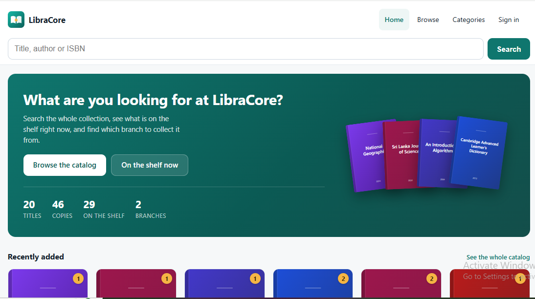 LibraCore — Library Management System